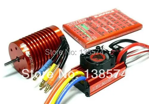 SKYRC LEOPARD 60A V2 ESC + 10T 3930KV бесщеточный мотор 1/10 автомобильный комбинированный с