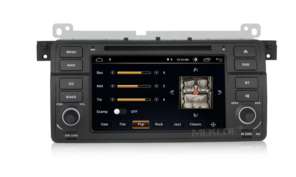 Flash Deal MEKEDE free shipping Quad Core  Android 8.1 car DVD multimedia player For 1din BMW E46 M3 with wifi GPS navigation BT radio 26