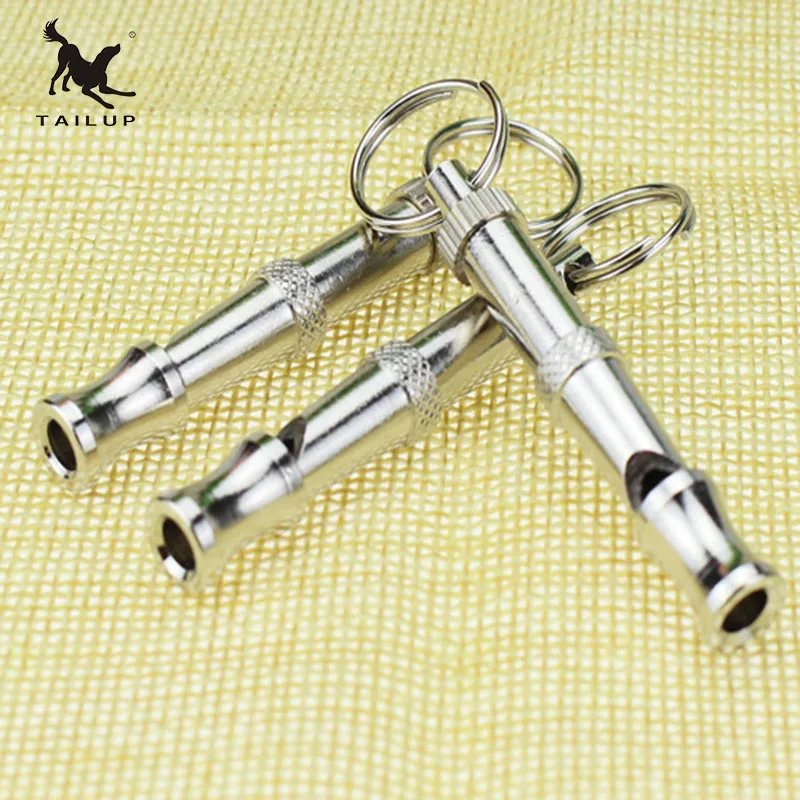 

TAILUP Adjustable Pet Whistle Stainless Steel Dog Whistles Flute K9 Training Supplies