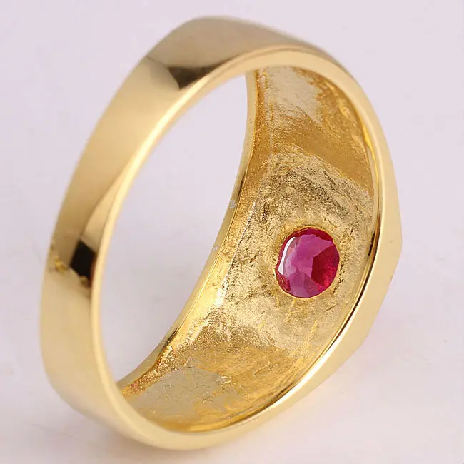 Мужское кольцо из серебра и золота 5 мм размеры от 10 до 13 R524G|gold lapis lazuli ring|ring papergold