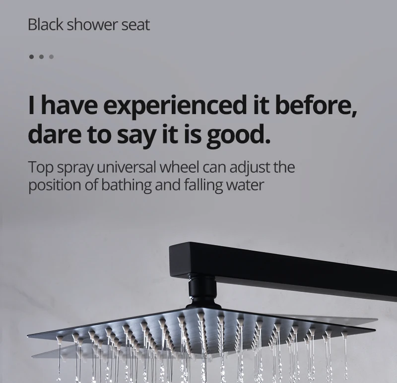 8 Matte Black Shower System Contain Shower Faucet Rough-in Valve Body and Shower Set (8)