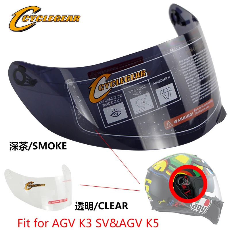 Newest Arrival Motorcycle font b Helmet b font Visor Fitting For AGV K5 AGV K3 SV