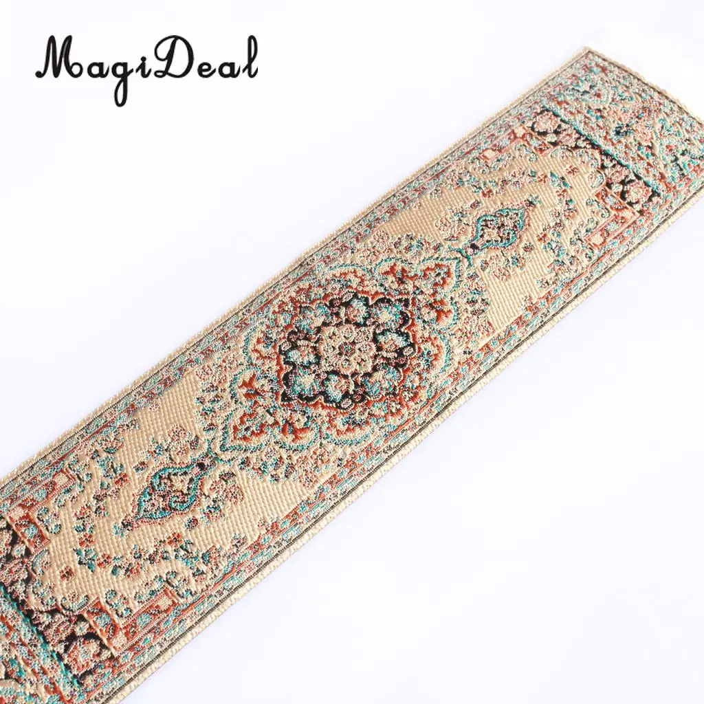MagiDeal Colorful 1/12 Scale Silk Woven Rug Floor Coverings Carpet DollHouse Furniture Miniatures Toy for House Decor 8Kinds