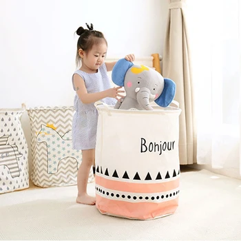 

ONEUP Foldable Laundry Storage Basket Clothes Storage Bag Dirty Laundry Basket Kids Toys Organizer Household Sundries Storage