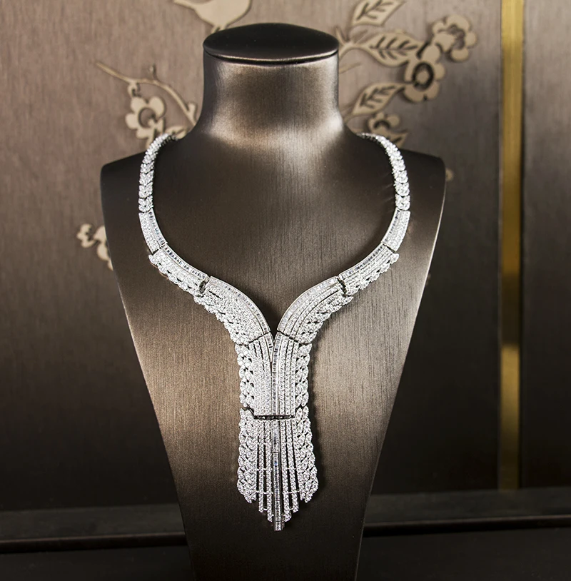 LAN PALACE серьги модные украшения bijoux mariage роскошный Африканский кубический цирконий ювелирные наборы четыре штуки