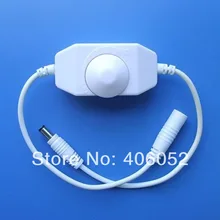 10 шт./лот Встроенный светодиодный диммер, переключатель 2A ручной DC12V-24V Регулируемый регулятор яркости для Светодиодный лента-лампа