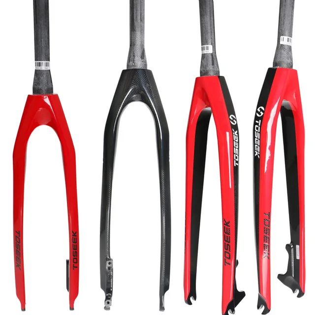 TOSEEK full Carbon fiber Tapered Rigid mtb mountain road Bike bicycle