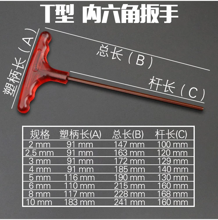 2 шт./партия шестигранный гаечный ключ T Форма Шестигранная розетка шестигранные гаечные ключи и отвертки с утопленной шестиугольной