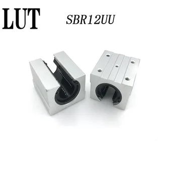 

8pcs SBR12UU SBR12 Linear Bearing 12mm Open Linear Bearing Slide block 12mm CNC parts linear slide for 12mm linear guide SBR12