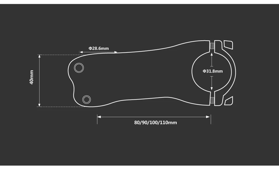 Ullicyc полный карбоновый вынос руля велосипеда дорожный велосипед легкий ствол MTB/углерода стволовых 31,8*80/90/100/110/120 мм LGC05