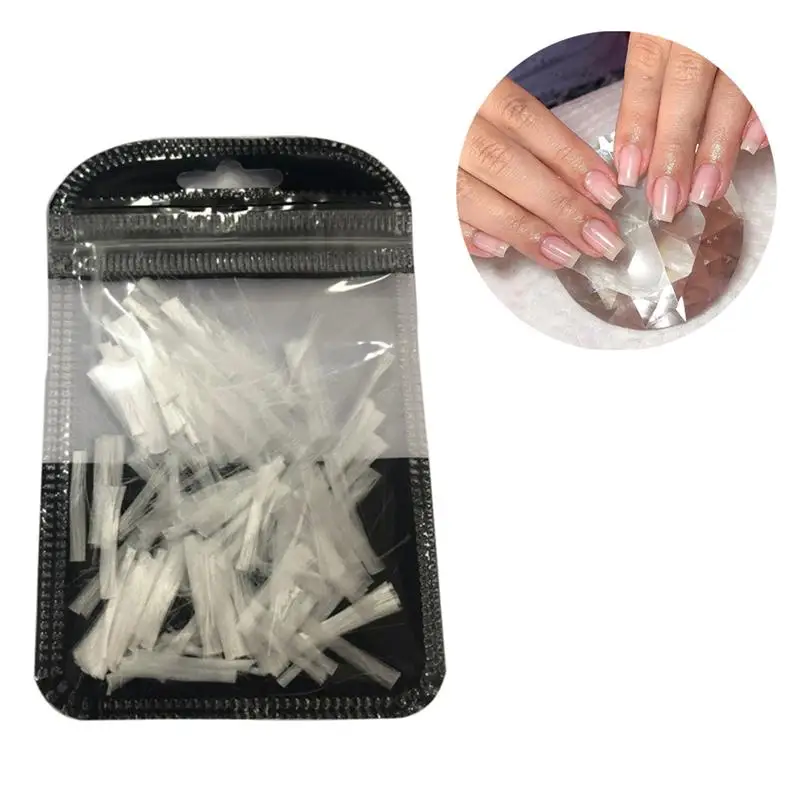 1 коробка для наращивания насадок для ногтей простой практичный лак для ногтей волокно для маникюра УФ-гель для ногтей