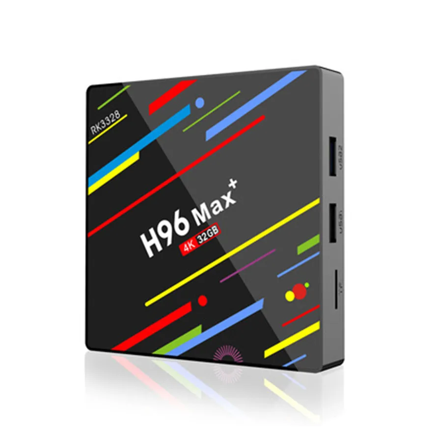 H96-MAX+ Android 8.1 TV Box 4K Quad Core Smart TV Box 4+32G Media Player Streamer H96 MAX Plus RK3328 Set Top Box