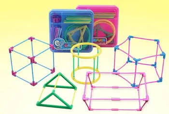 

Elementary school cube, square, splicing frame, three-dimensional geometric model mathematics teaching aid