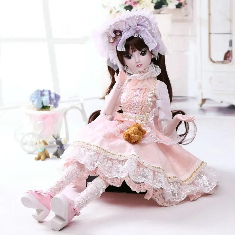 diana playing with dolls
