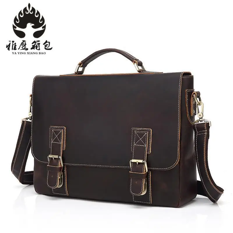

Genuine Leather Bag Men Leather Bags Messenger Bag Laptop Male Man Casual Tote Shoulder Crossbody Bags 2018 Handbags Men