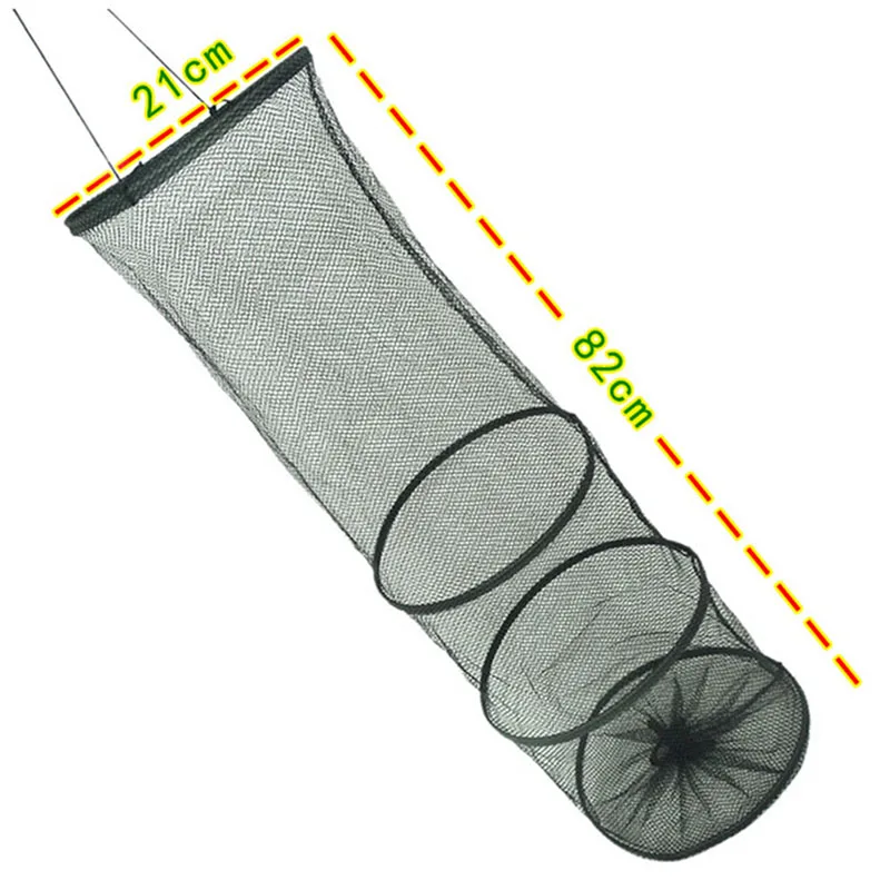 New 3 Layers Collapsible Fishing Basket Dip Net Fishing Cage to Keep Fish Alive in the Water