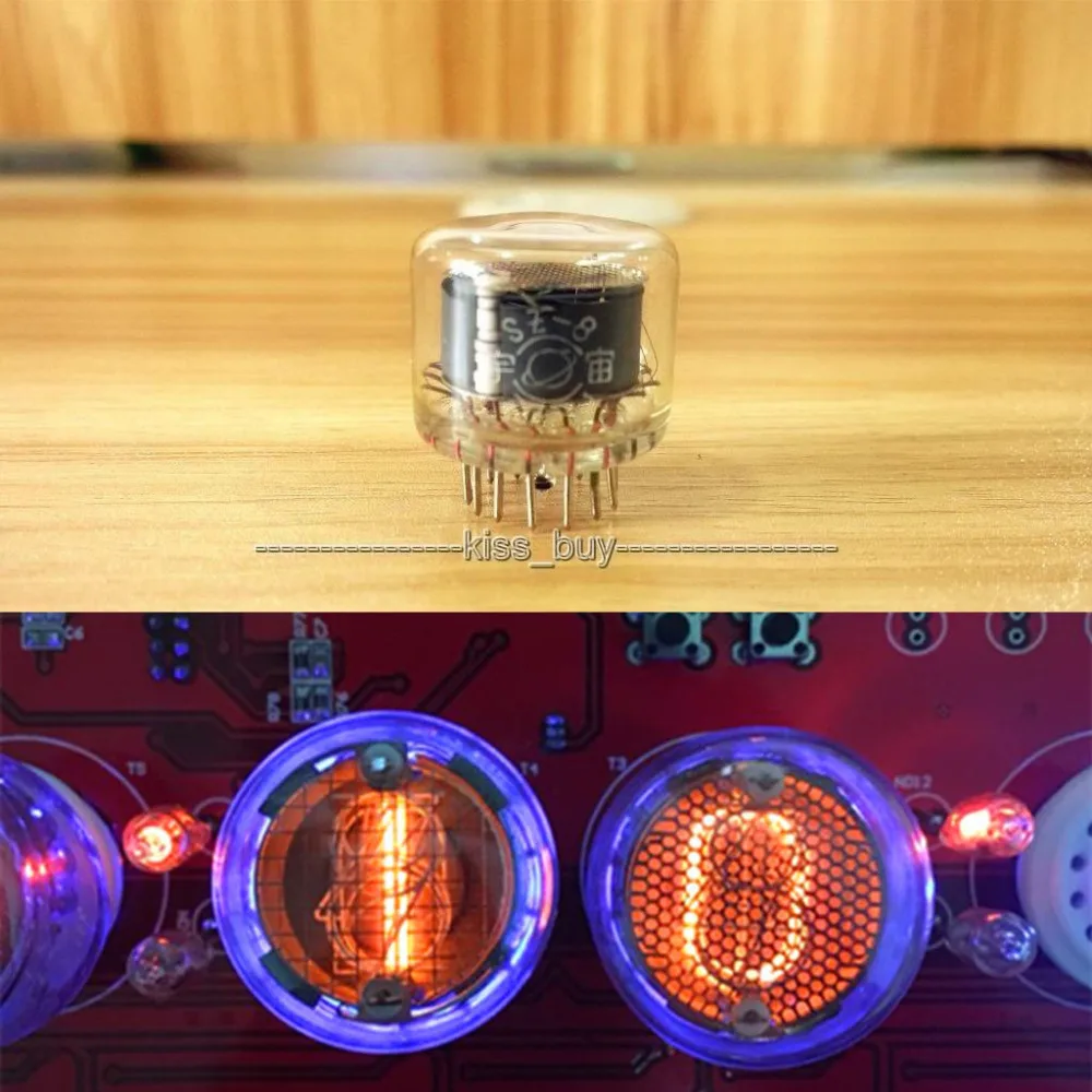 QS30-1 Nixie трубчатая трубка 0-9digit световой индикатор для цифровых цифровые часы