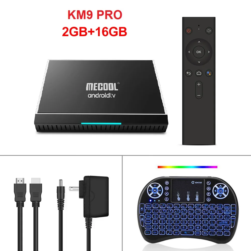 MECOOL KM9 Pro Google Сертифицированный Android tv Android 9,0 ТВ приставка 4 ГБ 32 ГБ Amlogic S905X2 4K двойной Wifi Смарт ТВ приставка TX6 T9 KM3 ТВ - Цвет: KM9 pro 2GB 16GB 3C