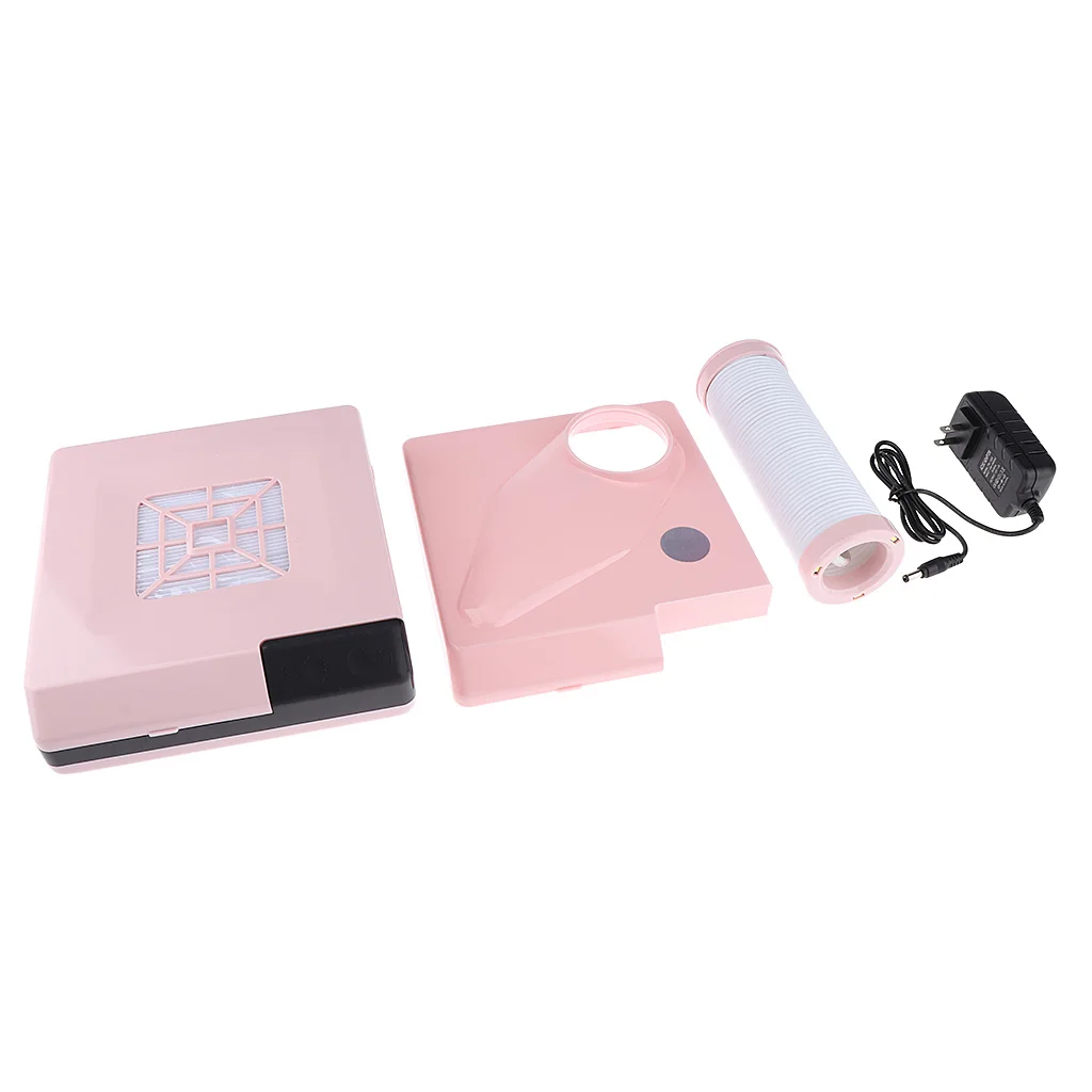 60W Nail Salon Dust Collector Suction Cleaner Fan No-spilling Filter