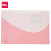 Deli файл мешок 3 шт. оснастки FC Синий Зеленый Оранжевый Фиолетовый Красный Ассорти PP материал E5506