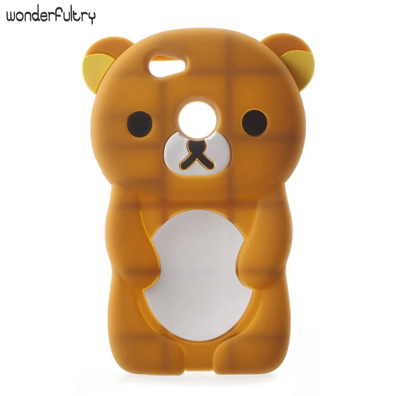 Wonderfultry Phone silica Cover Coque for Huawei nova Cute 3D Rilakkuma Bear Silica Gel Case Capa With Cases | Мобильные телефоны и
