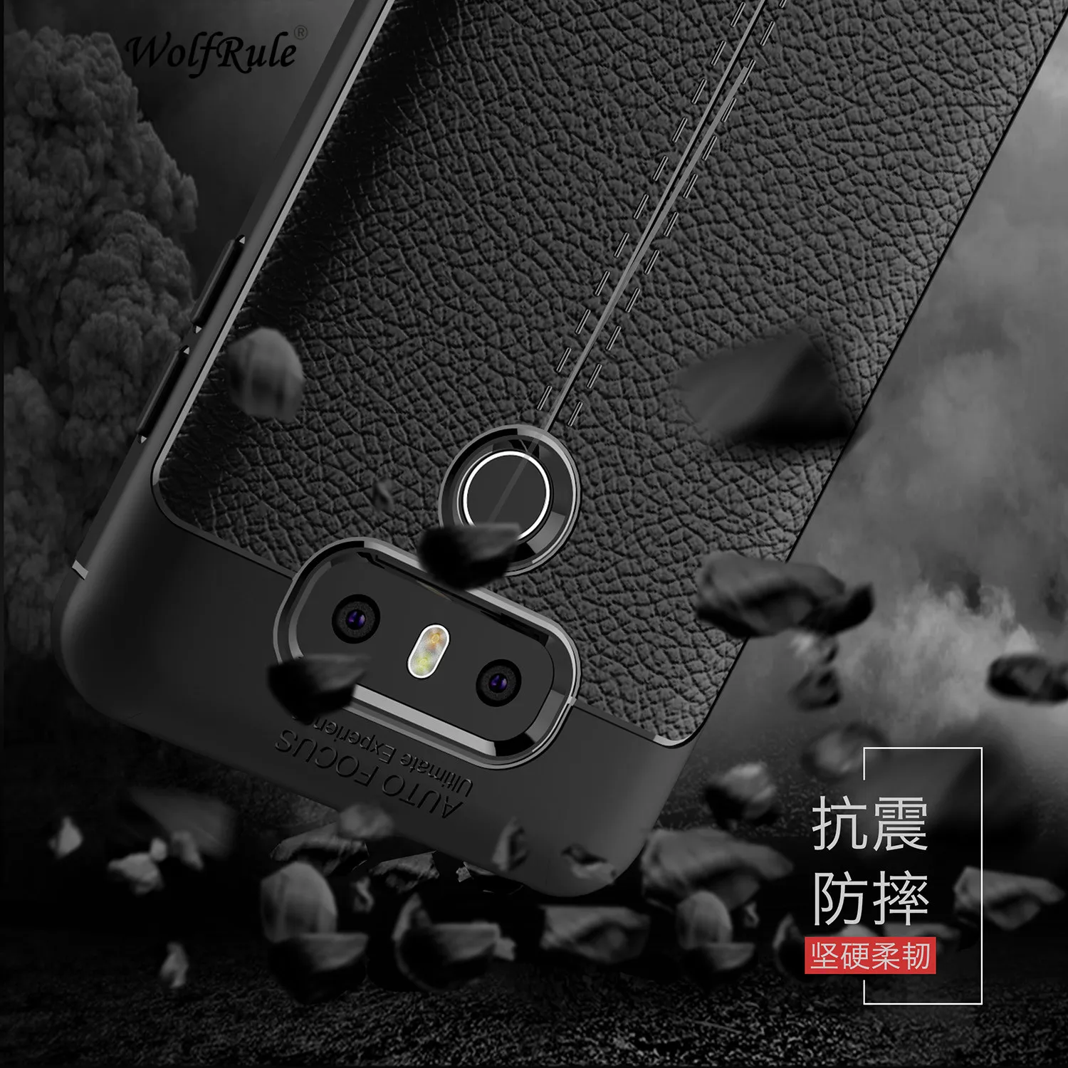 WolfRule СПС чехол для телефона LG G6 противоударный роскошный кожаный мягкий ТПУ G 6 H870