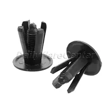 50Pcs/lot Car Motorcycle Fairing Clips Rivets Fit for 8mm Hole Fastener Panel Black Car Bumper Door Trim Fender Plastic Clips