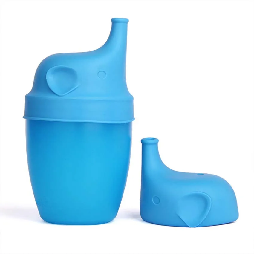 Силиконовая кружка-непроливайка с крышкой для детского питья, преобразует любую чашку или стекло в чашку Сиппи, делает напитки Spillproof, многоразовые, прочные