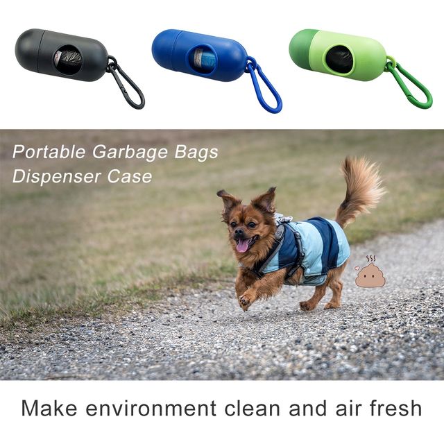 Portable Poop Garbage Bags For Dogs Cat