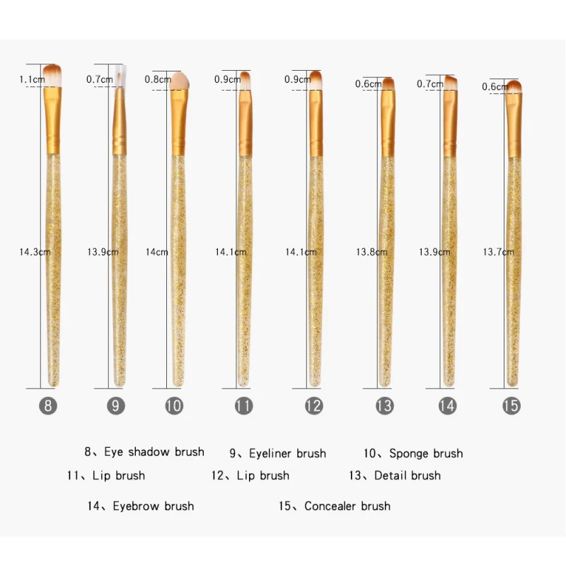 2019 15 Pcs Makeup Brushes Set Eyebrow Eyeliner Foundation Brush Powder Blush Professional Make Up Brush Easy to use 2019 15 Pcs Makeup Brushes Set Eyebrow Eyeliner Foundation Brush Powder Blush Professional Make Up Brush Easy to use