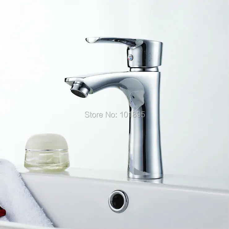 

L16836 Deck Mounted Brass Material Washbasin Tap