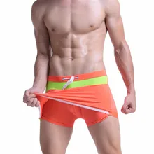 Новые мужские трусы-тройки, плавки, пляжная одежда, нижнее белье, шорты для серфинга, Q1128* 20