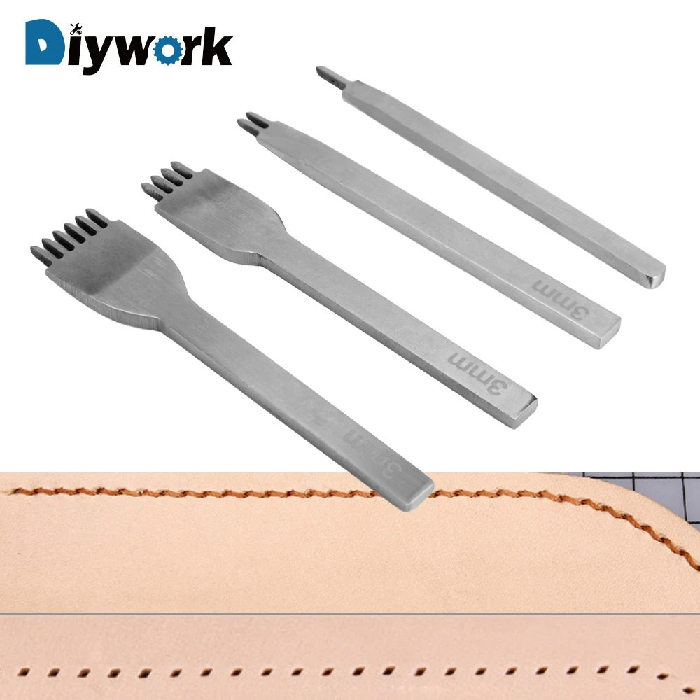 DIYWORK DIY инструмент Зубило с ромбовидным зубом нержавеющая сталь дырокол 1 шт. 1/ 2/4/6