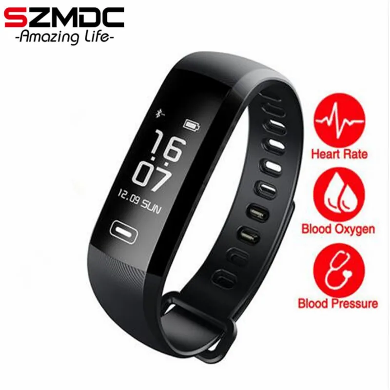 

SZMDC M2 Smart Band Heartrate Blood Pressure Oxygen Oximeter Sport Bracelet Clock Watch Inteligente Pulso For iOS Android Men