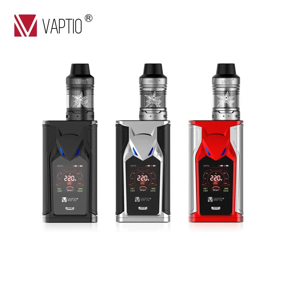 Вейп набор vaptio SUPER BAT 220W электронная сигарета боксмод 220 Вт бак 2 0 510 thread вейп мод 1