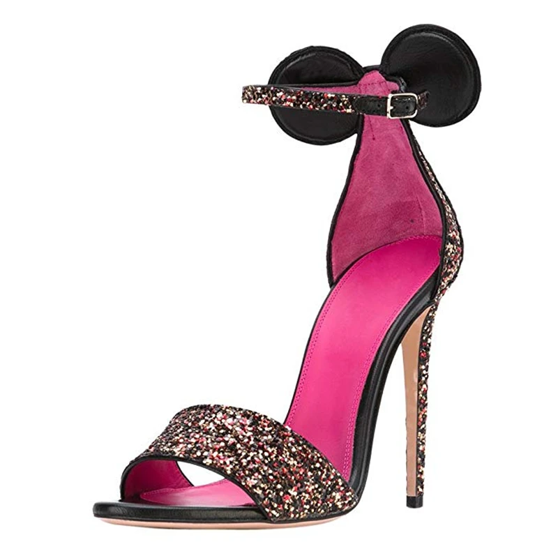 Doratasia/, большие размеры 45, вечерние ный дизайн обувь для, женские сексуальные туфли на высоком тонком каблуке, женские летние милые сандалии с ремешком на щиколотке