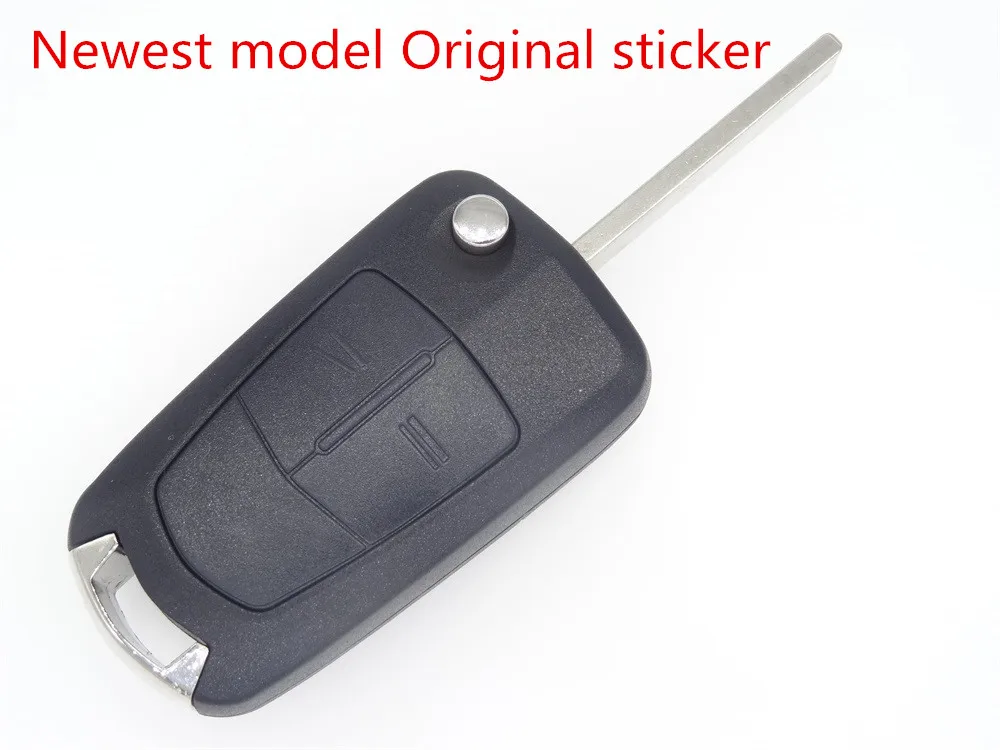 

AUTEWODE High quality 2 Buttons Flip Remote Folding Car Key Fob Case shell fits for Vauxhall Opel Corsa Astra Vectra Signum
