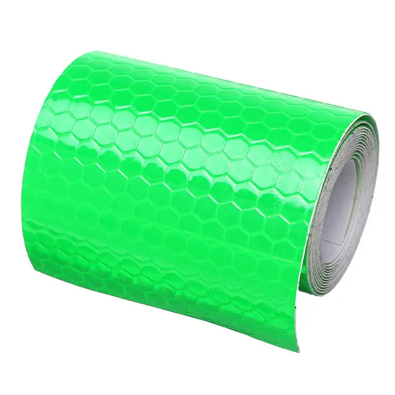 5 см X 100 см, 6 цветов, Предупреждение ющий светоотражающий стикер для безопасности автомобиля, клейкая лента, пленка для автомобиля, наклейка для мотоцикла - Название цвета: Зеленый