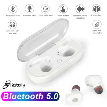 

Wireless Bluetooth 5.0 Earphone In-ear Sport Stereo Headset Gaming Earphone with Mic for IOS Android Earbuds Touch Headset