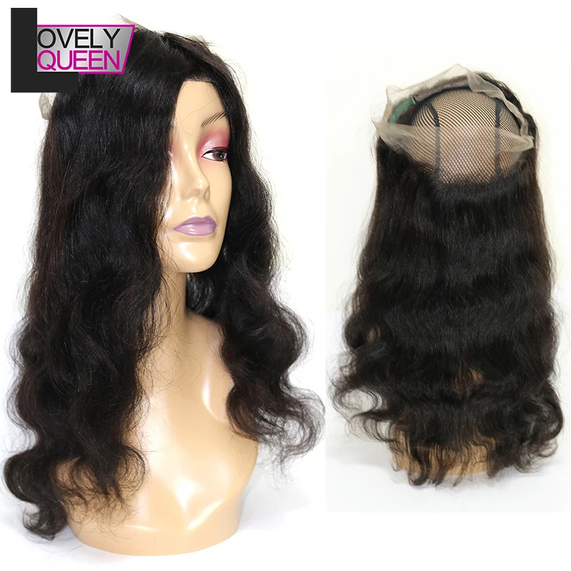 7A Grade Indian 360 Lace Frontal Band Body Wave Natural Color 100% Virgin Closure Can Bleached |