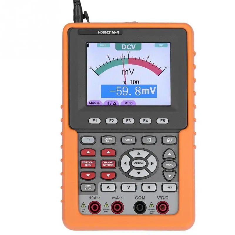 

OWON HDS1021M-N Digital Accuracy Oscilloscope Multimeter 20MHZ Single Channel Handheld Oscilloscopes Tools Mater EU Plug