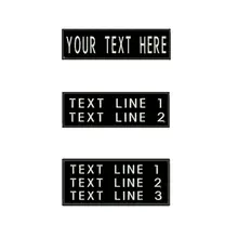 6 шт. на заказ Именные Бирки патч железо на Заплатки с текстом значок для шитья вышитые 9 см Leng