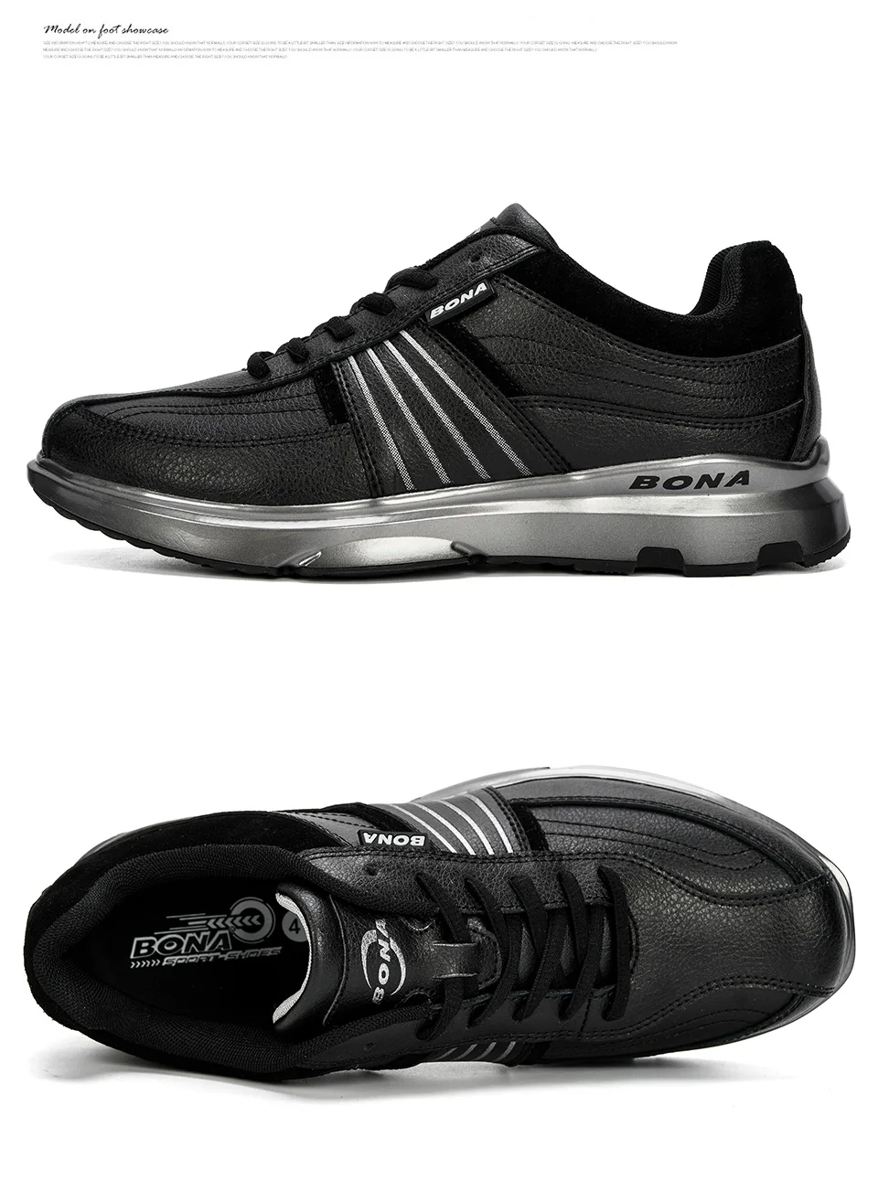BONA/Новинка года; мужская повседневная обувь; мужская обувь на шнуровке; легкие удобные дышащие Прогулочные кроссовки; tenis feminino Zapatos Man