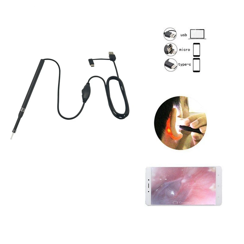 USB Endoscope Waterproof Borescope Inspection Camera 9