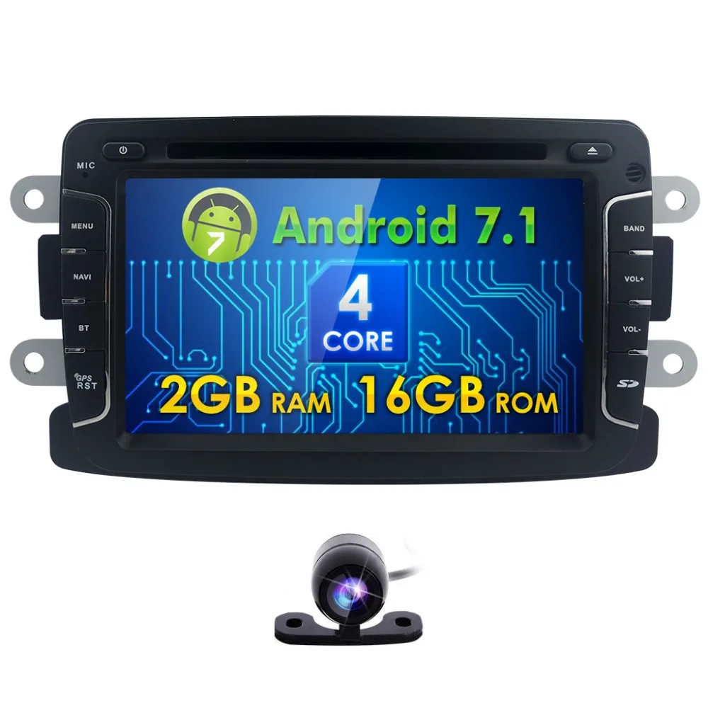 

Hizpo Android7.1 Quad Core AutoRadio DVD for RENAULT Kaptur Duster LOGAN LADA XRAY SYMBOOL DACIA DOKKER GPS Tape Recorder BTWIFI