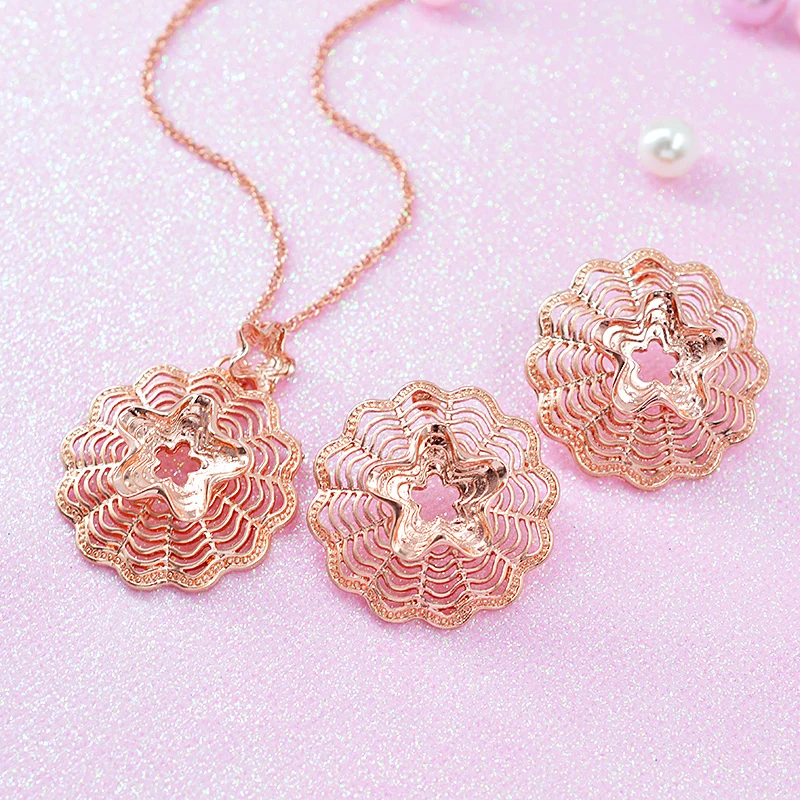 ZEA Dear Jewelry хит продаж большие Ювелирные наборы для женщин серьги ожерелье