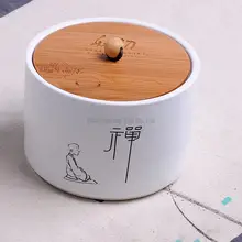 Longquan печной фарфор контейнеры для чая керамиковая чайница дзен церемония чайный набор канистра для специй банка для хранения бутылка для пуэр/Пуэр/белый чай