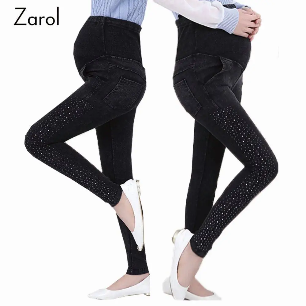 Online Buy Wholesale maternity jeans black from China