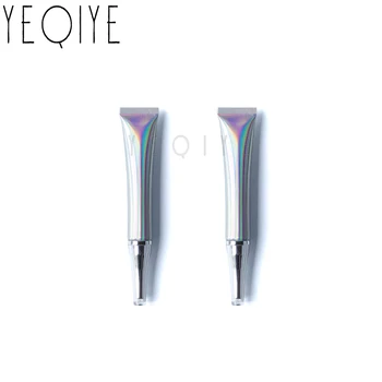 

【10PCS】20g Shinny Silver Stamping Plastic Cream Squeeze packing Bottle 20ml Cosmetic Eye Cream Essence Packing Soft Bottles