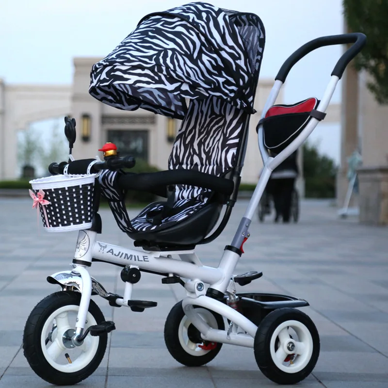 

Baby stroller 3 in 1 Folding children tricycles bicycles inflatable baby trolleys baby bicycle stroller free shipping to Russia